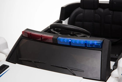 Kids Police 4×4 SUV 12v Electric Ride-on Car with Leather Seat