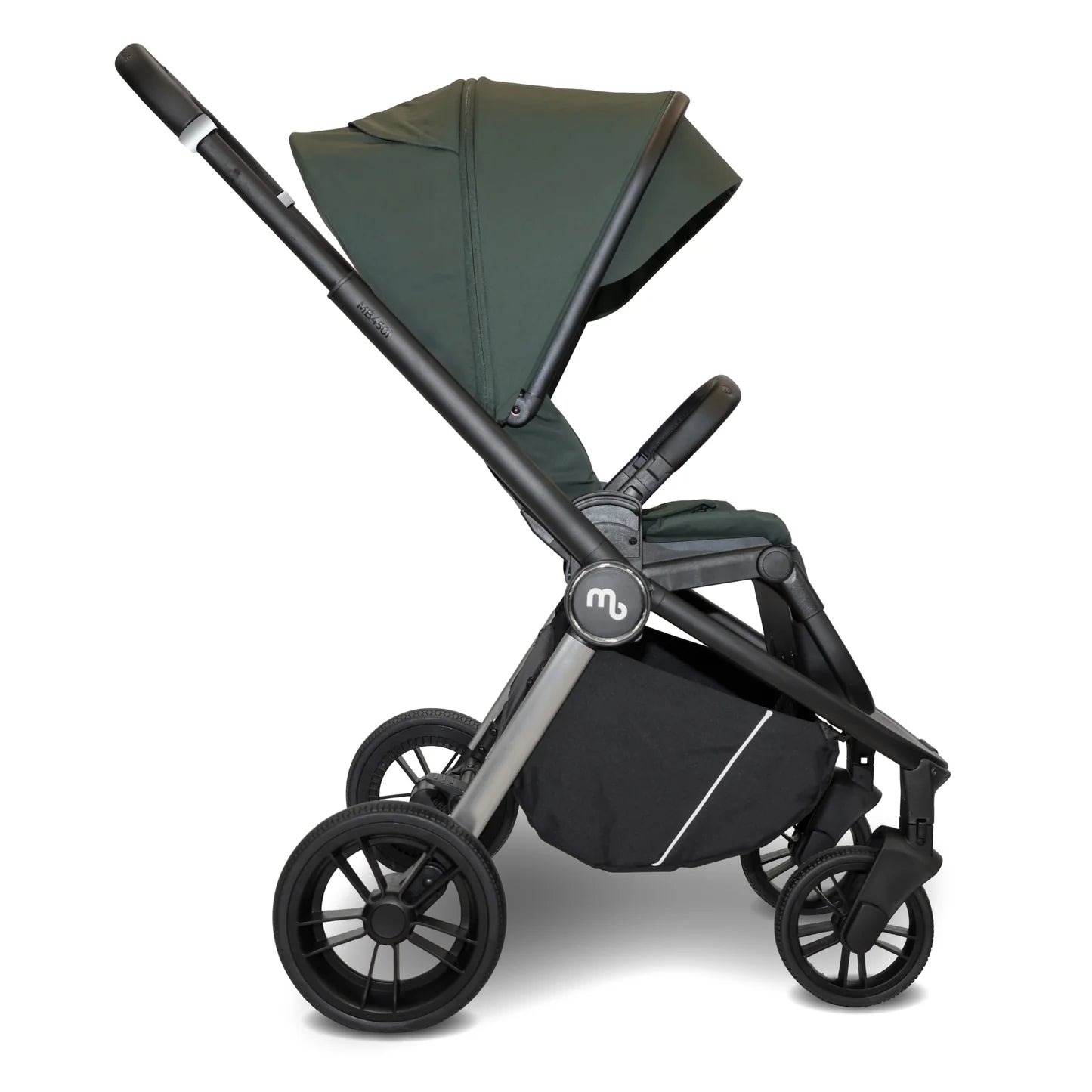 My Babiie MB450i 3-in-1 Travel System with Rotating Car Seat + Base - Forest Green