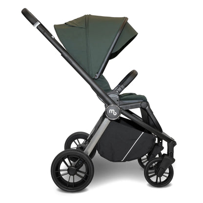 My Babiie MB450i 3-in-1 Travel System with Rotating Car Seat + Base - Forest Green