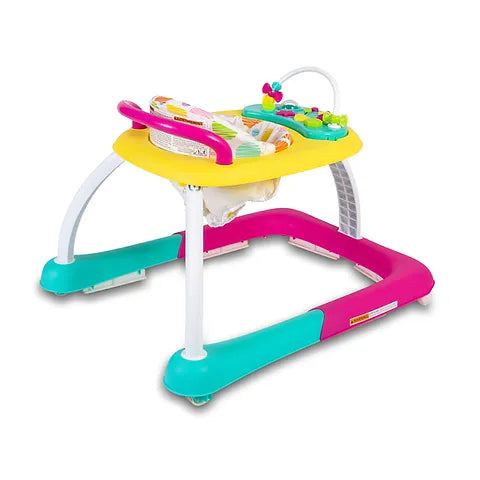 Baby Go Round Kiddo Walker and Push Along Combined - Pink