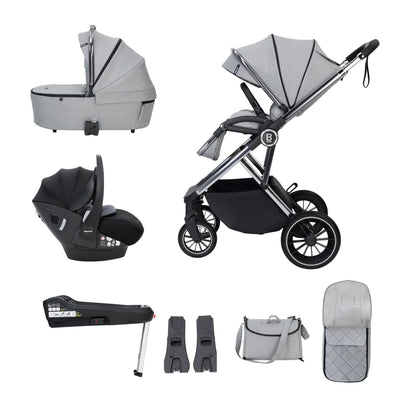 Babymore Chia Travel System - Pearly Grey