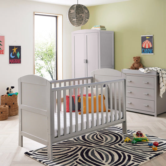 Aston 3 Piece Nursery Furniture Set – Grey