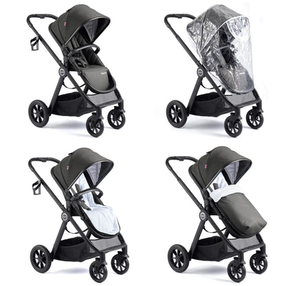 Babymore Memore V2 Travel System Coco with Base – Black