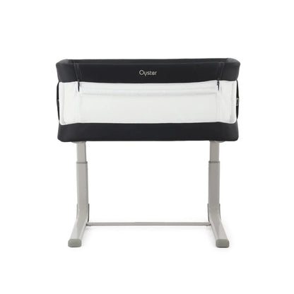 Oyster Wiggle Crib Co-Sleeper - Carbonite