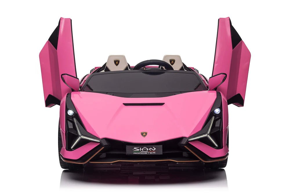 2-Seater Kids Lamborghini Sian Ride-On Car with Remote