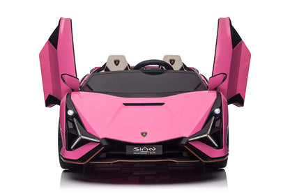 2-Seater Kids Lamborghini Sian Ride-On Car with Remote