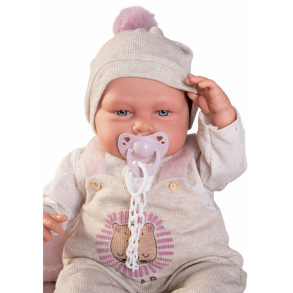 Antonio Juan Babydoo Doll - Poseable Doll with Blanket 50cm 18310