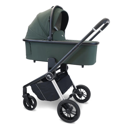 My Babiie MB450i 3-in-1 Travel System with Rotating Car Seat + Base - Forest Green
