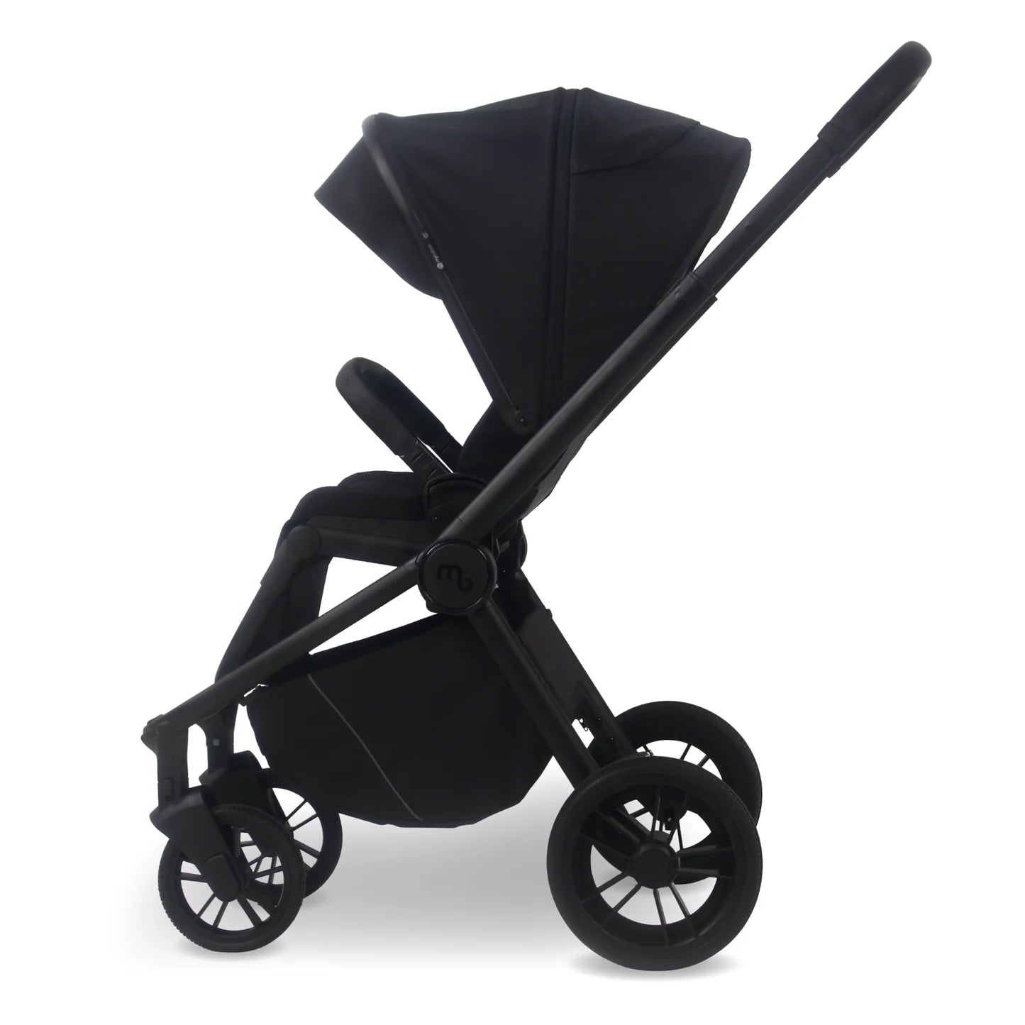 My Babiie MB450i 3-in-1 Travel System with Rotating Car Seat + Base - Black