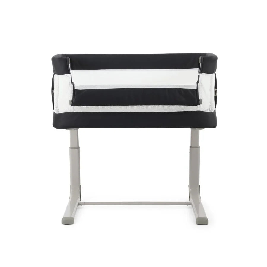 Oyster Wiggle Crib Co-Sleeper - Carbonite