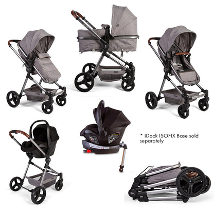 Push Me Savanna i 3 in 1 Travel System - Graphite