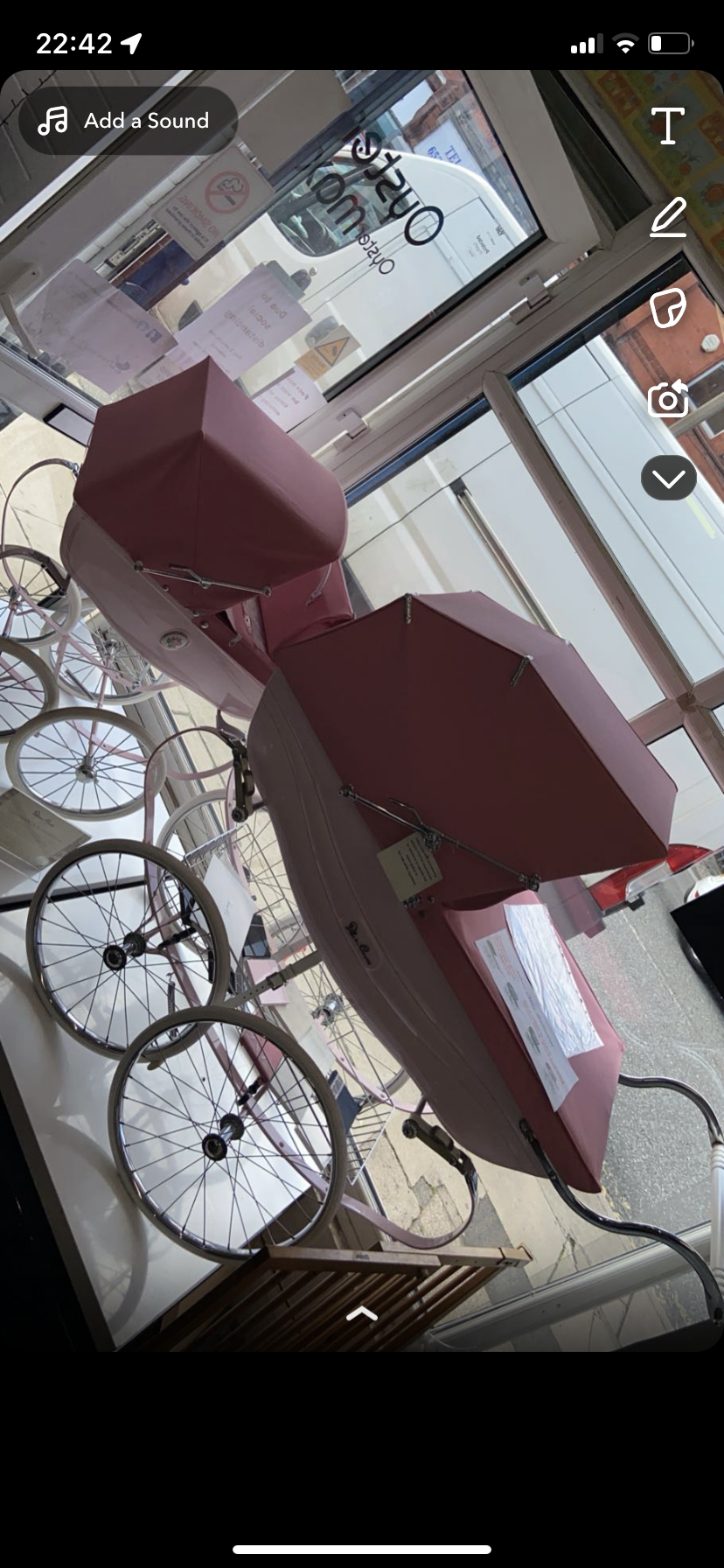 Pink Silver Cross Balmoral & Dolls Pram
