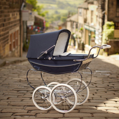 Silver Cross Oberon Dolls Pram - Navy