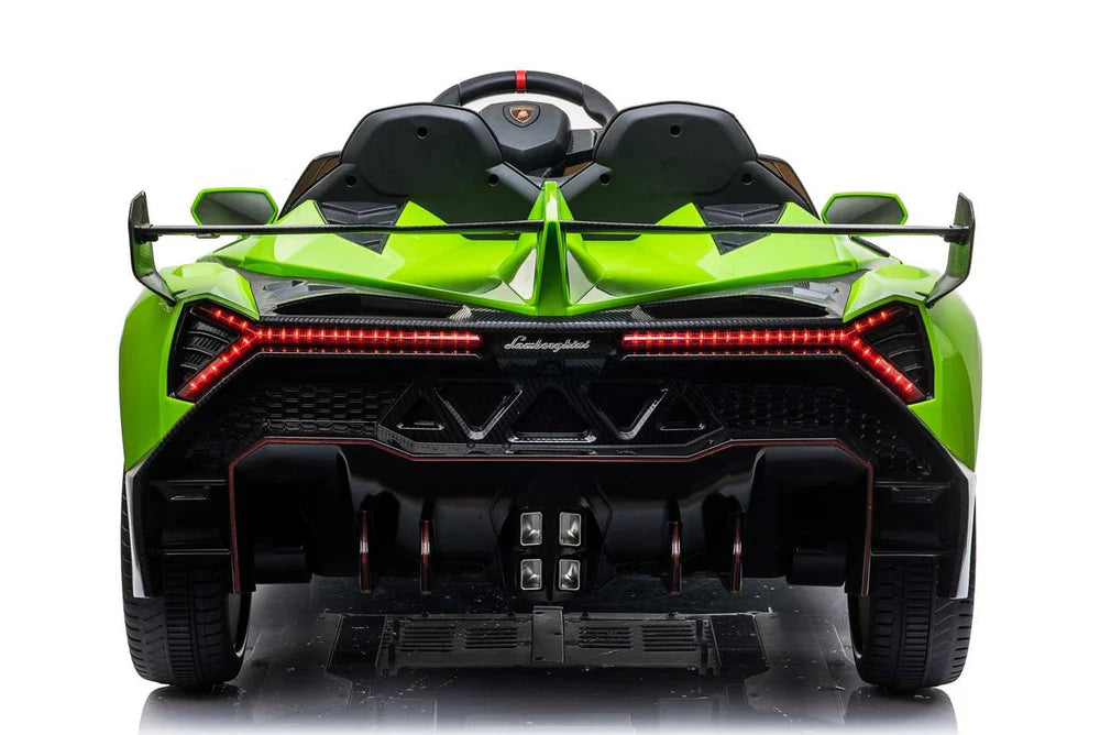 Kids Lamborghini Veneno 24v Electric Ride-on Car with Parent Remote - Green