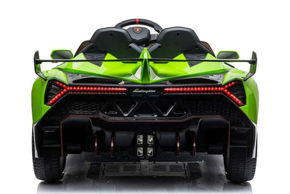 Kids Lamborghini Veneno 24v Electric Ride-on Car with Parent Remote - Green