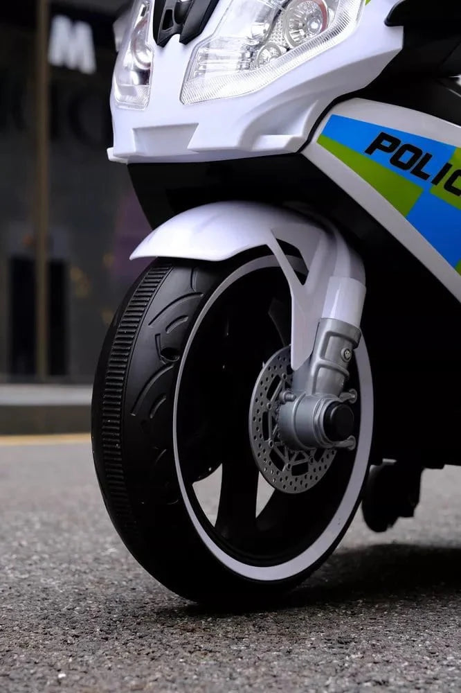 Ride On Electric Police Bike 12v with Loud Speaker