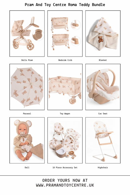 Roma Teddy 18pc Bundle