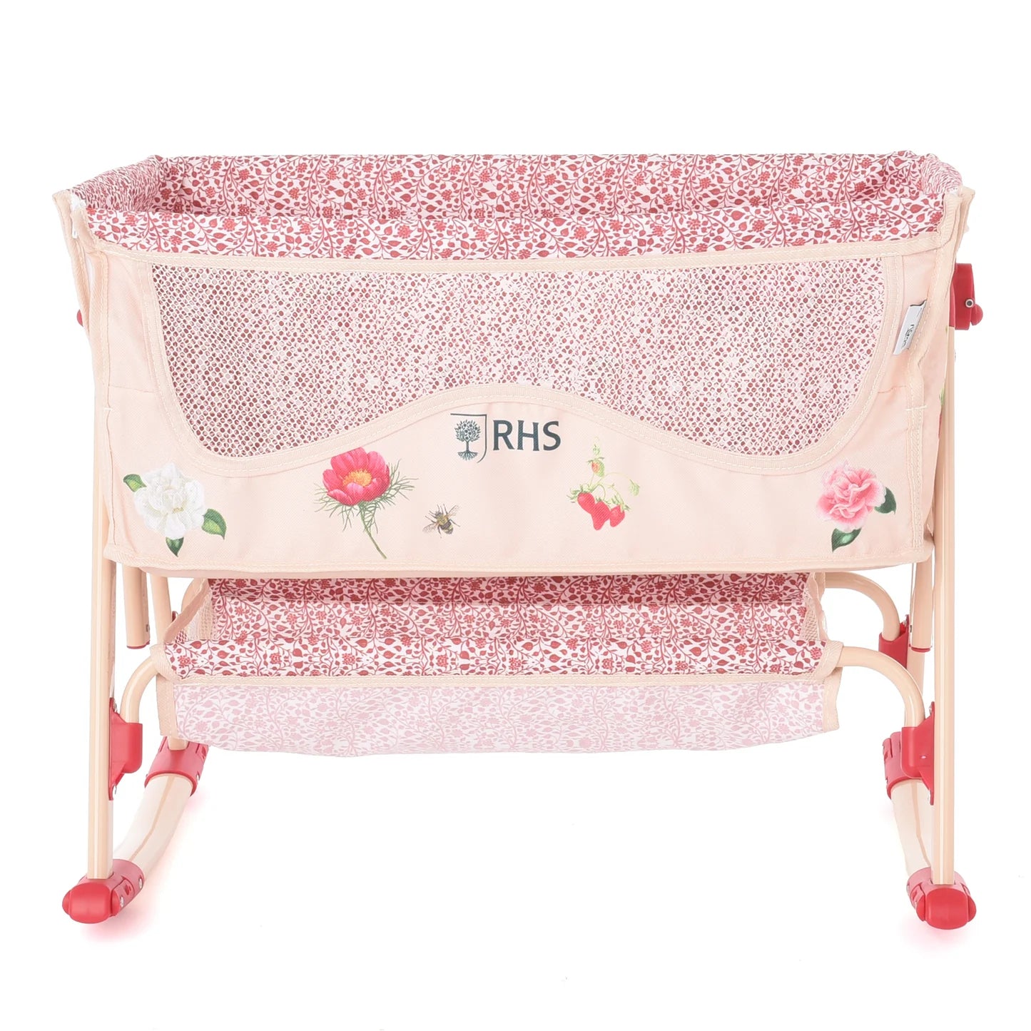 Roma RHS Bedside Crib - Flora
