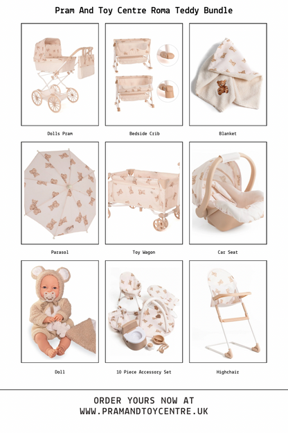 Roma Teddy 18pc Bundle