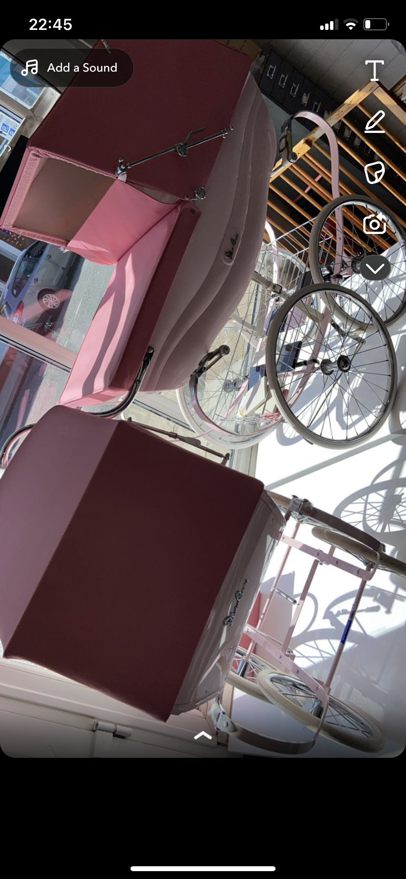 Pink Silver Cross Balmoral & Dolls Pram