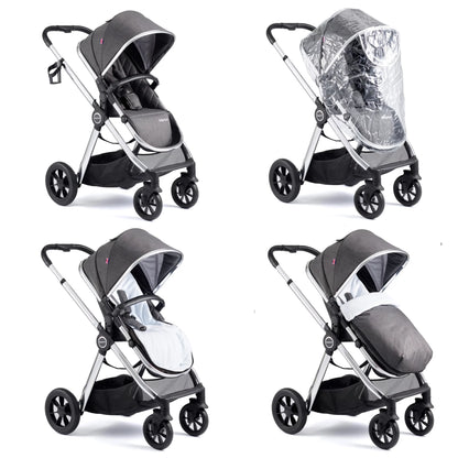 Babymore Memore V2 Travel System Coco Car Seat – Chrome