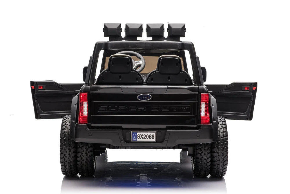 Ford Super Duty Ride on Truck with 4 Motors 24v - Black