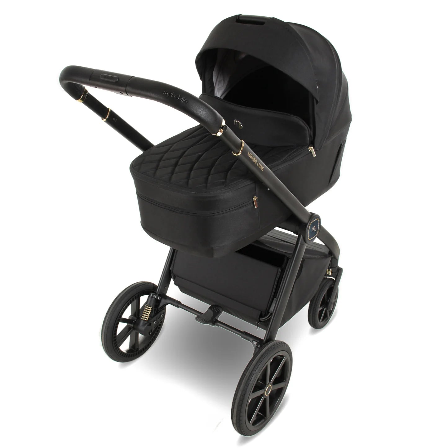 My Babiie MB450 LUXE 2-in-1 Pushchair & Carrycot - Black