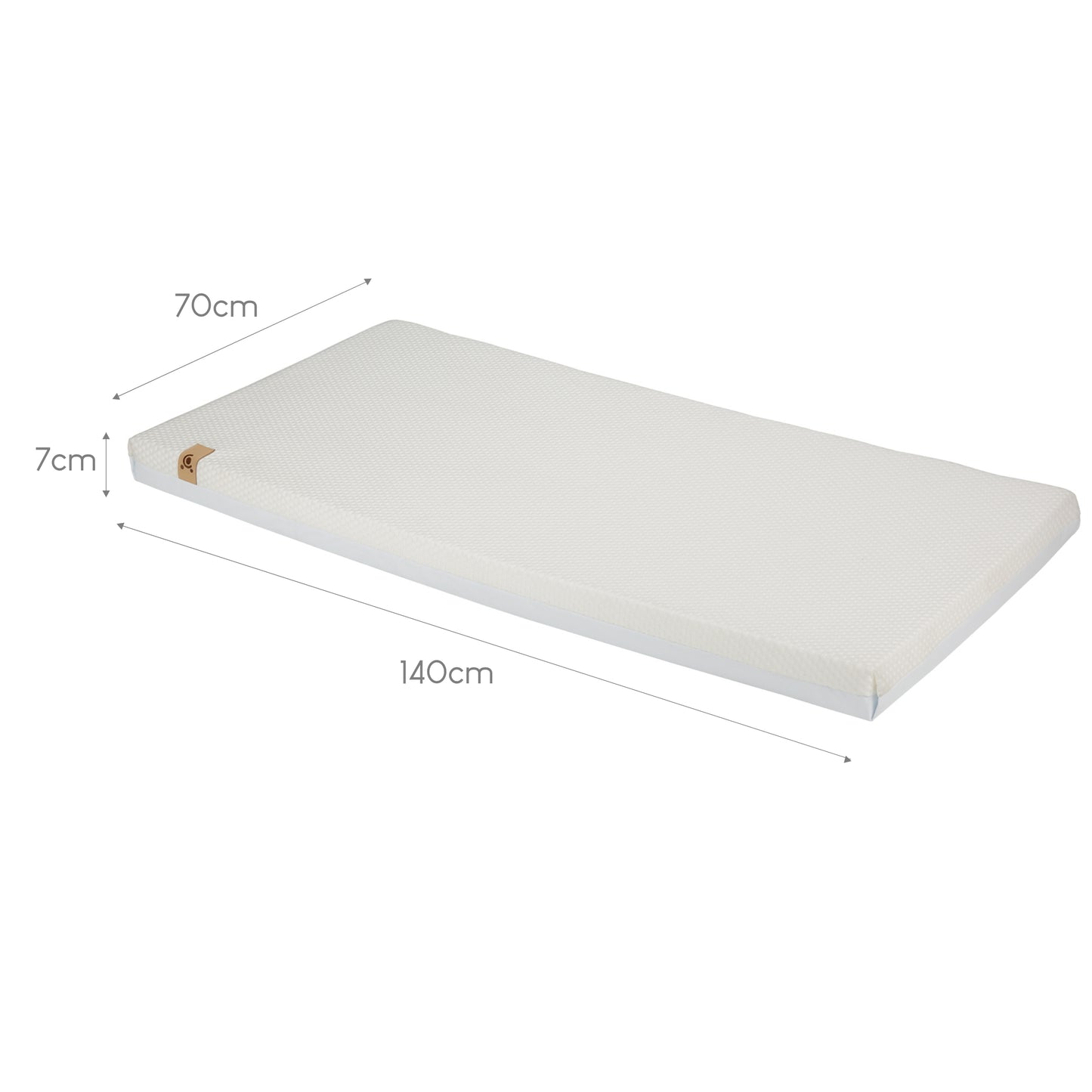 Lullaby Hypo-Allergenic Bamboo Foam Cot Bed Mattress 140 x 70cm