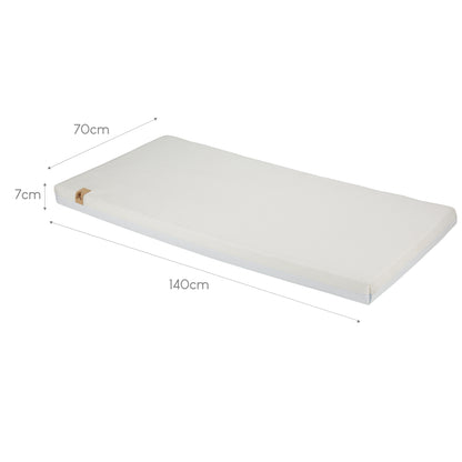 Lullaby Hypo-Allergenic Bamboo Foam Cot Bed Mattress 140 x 70cm