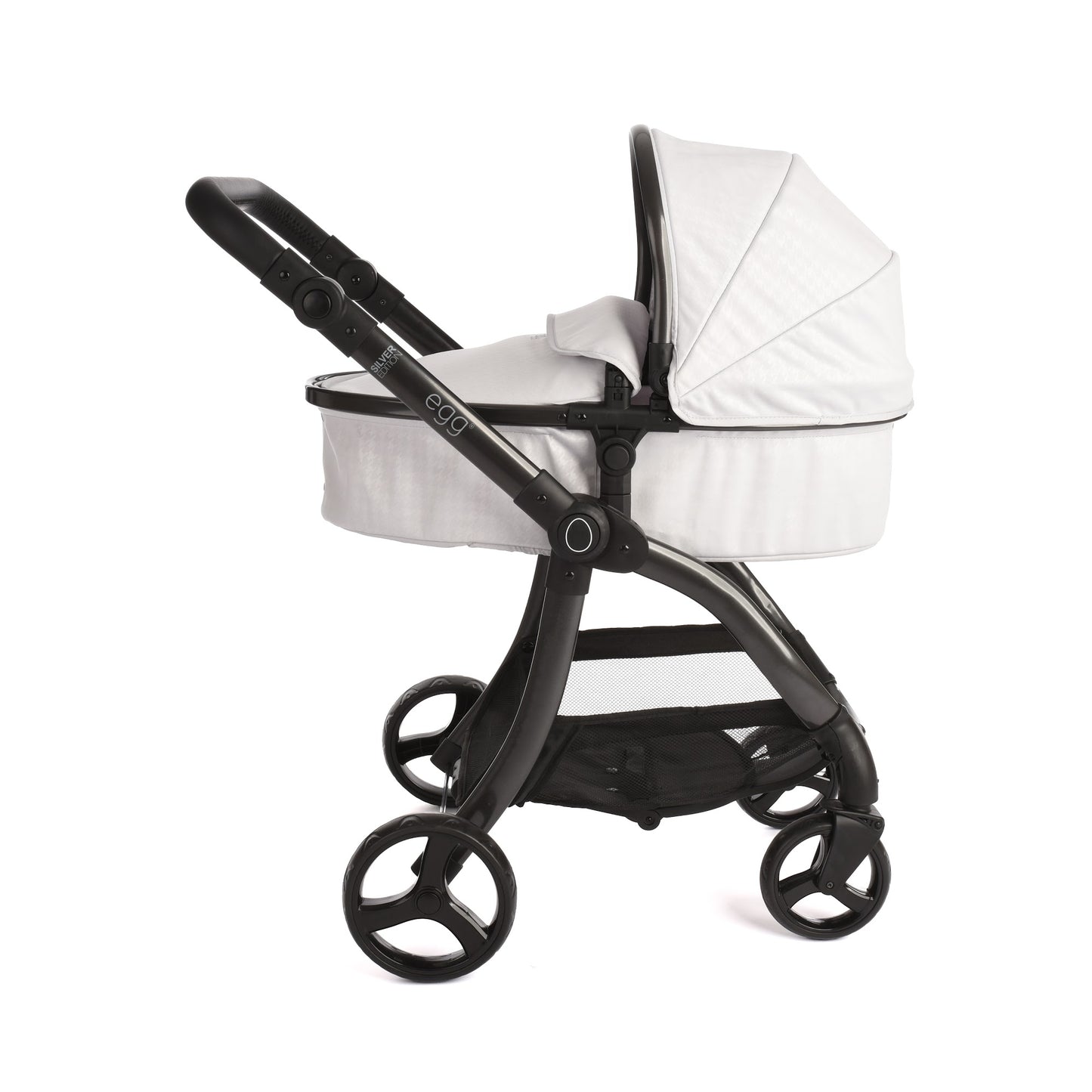 NEW EGG® DOLLS PRAM - HOUNDSTOOTH SILVER