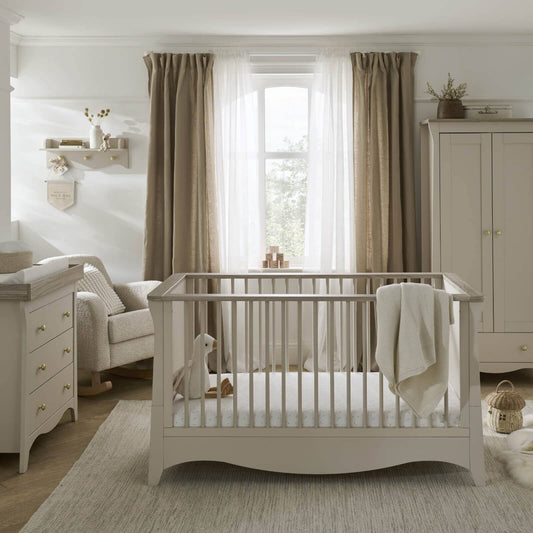 Clara 3 Piece Nursery Furniture Set - Cashmere & Ash