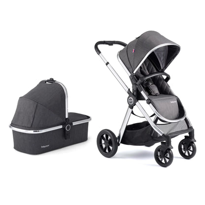 Babymore Memore V2 Travel System Coco with Base – Chrome