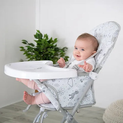 Feed Me Compact Folding Highchair - Tree Tops