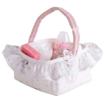 Antonio Juan Dolls Layette Basket - Unicorns
