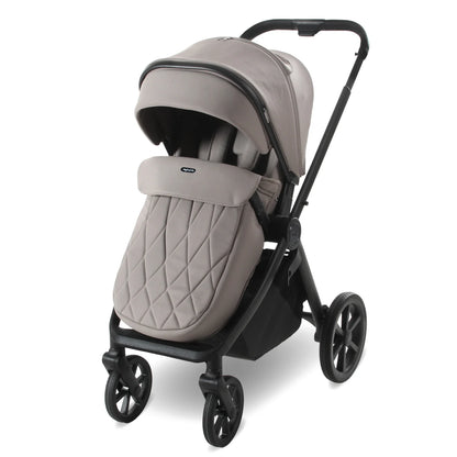 My Babiie MB450 LUXE 3-in-1 Travel System with Rotating Car Seat + Toddler Seat + Base - Mink