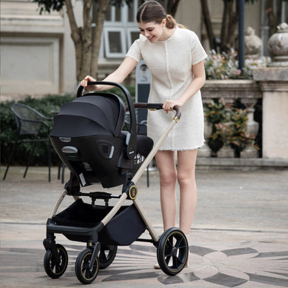 Babymore Kai Travel System Pecan Car Seat – Sandstone