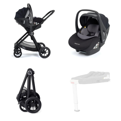Babymore Memore V2 Travel System Pecan Car Seat – Black