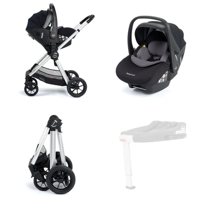 Babymore Memore V2 Travel System Pecan Car Seat – Silver