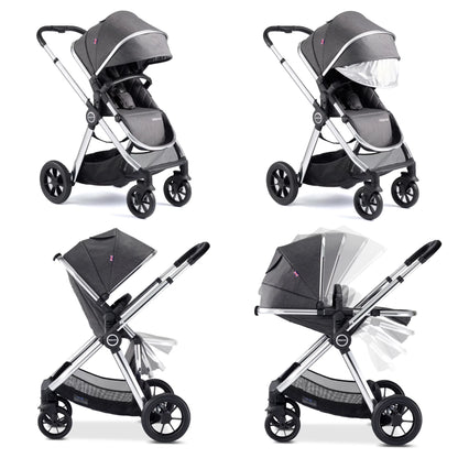Babymore Memore V2 Travel System Coco Car Seat – Chrome