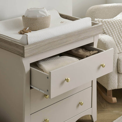 Clara 3 Piece Nursery Furniture Set - Cashmere & Ash