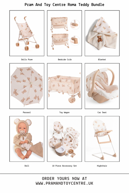 Roma Teddy 18pc Bundle