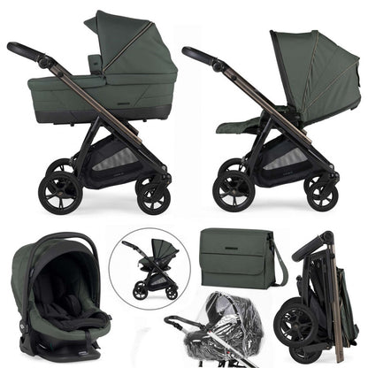 Bebecar Bib Trio - Dark Green