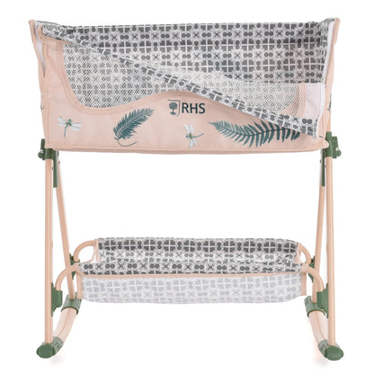Roma RHS Bedside Crib - Fern