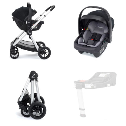 Babymore Memore V2 Travel System Coco Car Seat – Silver