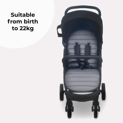 My Babiie MB30 Plus Pushchair - Black / Grey
