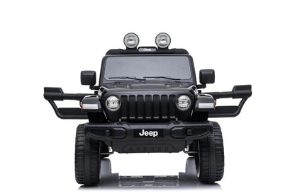 Kids ride-on Jeep Wrangler Rubicon 12v with Leather Seats and Eva Wheels