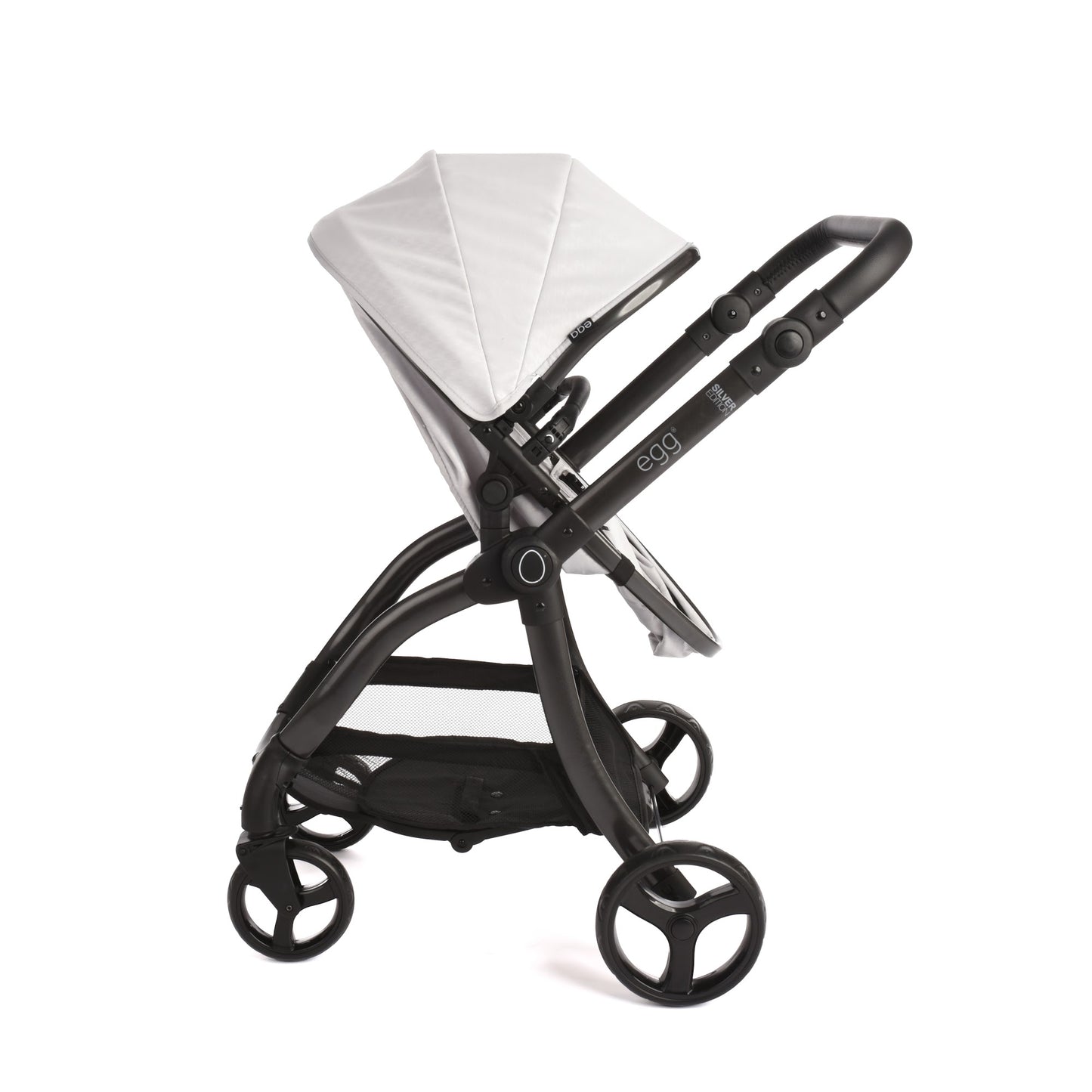 NEW EGG® DOLLS PRAM - HOUNDSTOOTH SILVER