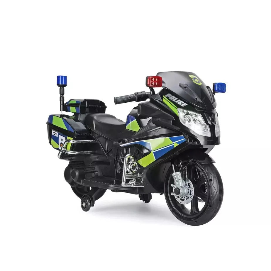 Ride On Electric Police Bike 12v with Loud Speaker