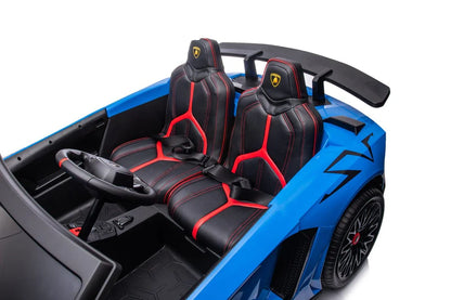2 Seater Lamborghini SVJ 24V XXL Ride on Sports Car Massive Size - Blue