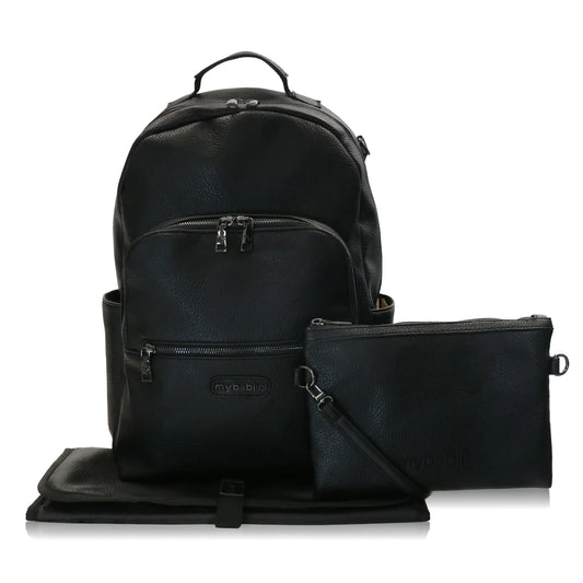 My Babiie Backpack Pro Changing Bag - Black / Gunmetal